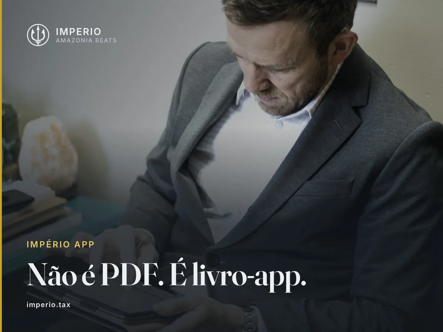 Não é PDF. É livro-app.